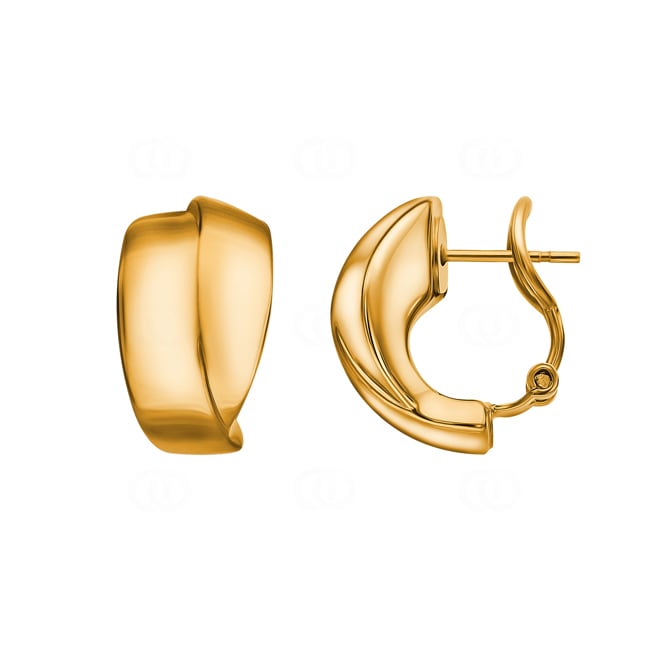 Ohrclips 750/18 K Gelbgold galvanisiert - 9531