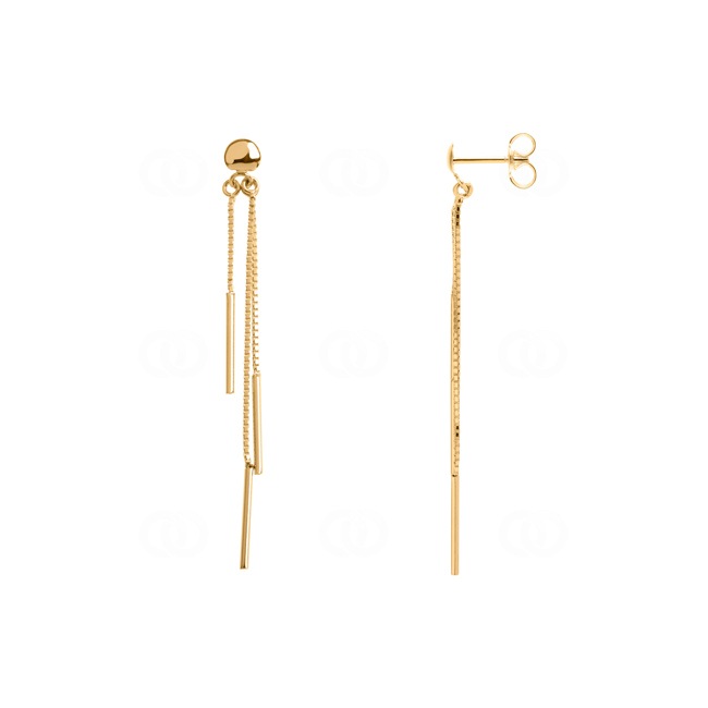 Boucles d'oreilles pendantes or jaune 375/9 ct - 9K11824