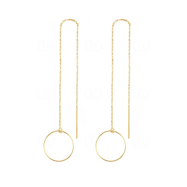 Boucles d'oreilles pendantes or jaune 375/9 ct - 9K3773
