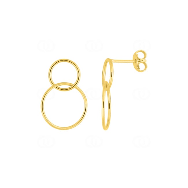 Boucles d'oreilles pendantes or jaune 375/9 ct - 297196.00