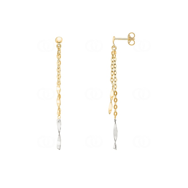 Ohrhänger 750/18 K Gelb-/Weissgold - 8097G