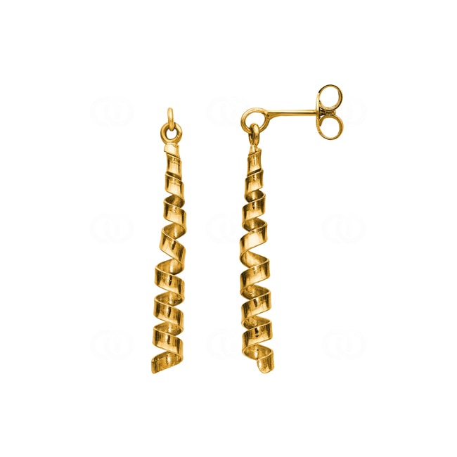 Boucle d'oreilles pendantes or jaune 750/18 ct - 51972