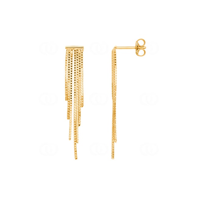Drop Earrings 750/18 K Yellow Gold - 11823