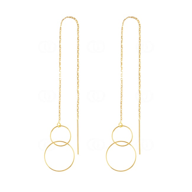 Drop Earrings 750/18 K Yellow Gold - 3775