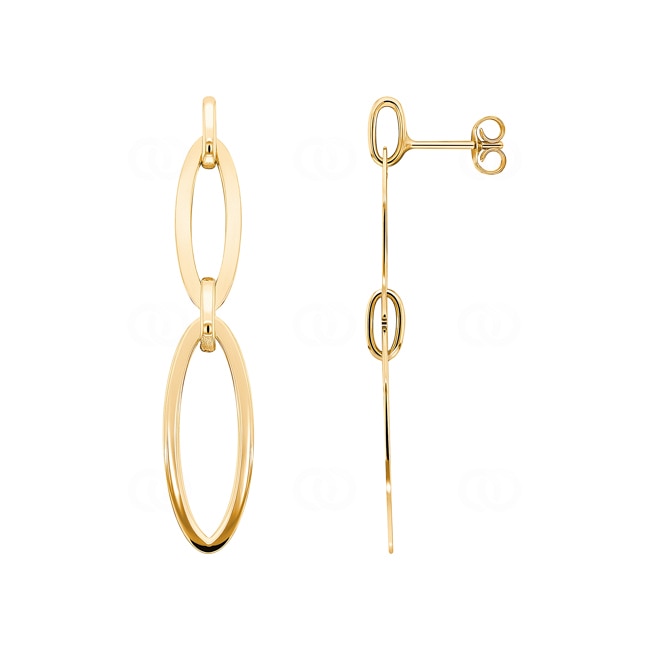 Drop Earrings 750/18 K Yellow Gold - 9596