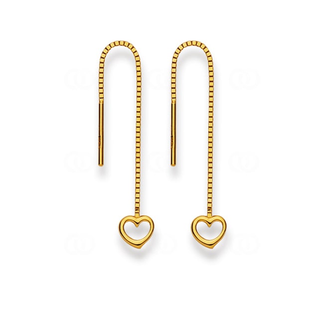 Ohrhänger 750/18 K Gelbgold, Herz Ohrhänger 750/18 K Gelbgold, Herz - 1169.03151/0001