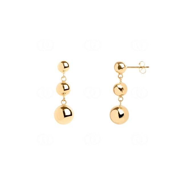 Ohrhänger 750/18 K Gelbgold hohl 22mm - 8073.2