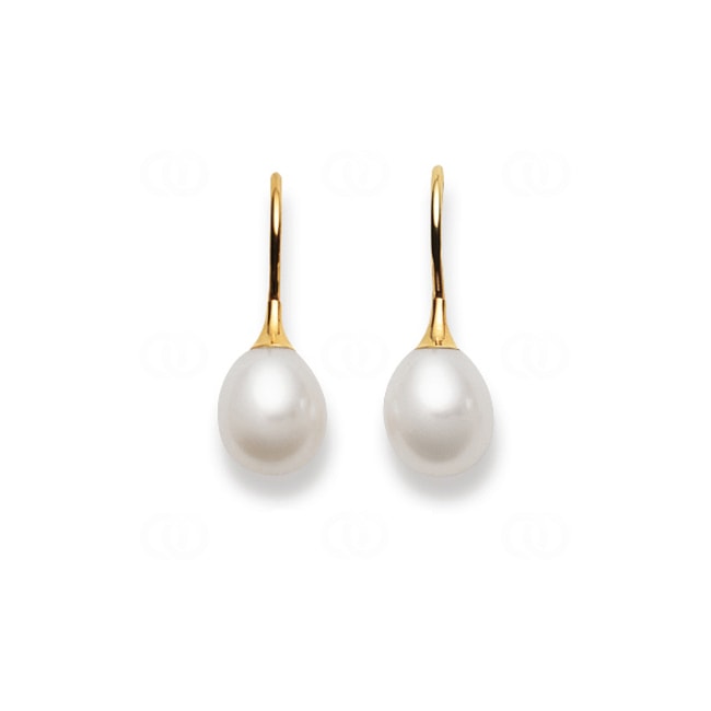 Boucle d'oreilles pendantes or jaune 750/18 ct, Perle de culture d'eau douce Boucle d'oreilles pendantes or jaune 750/18 ct, Perle de culture d'eau douce - 1162.02600/0001