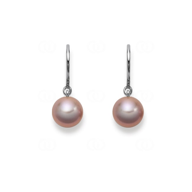 Drop Earrings 750/18 K White Gold, Freshwater Pearl Drop Earrings 750/18 K White Gold, Freshwater Pearl - 1268.02341/0001