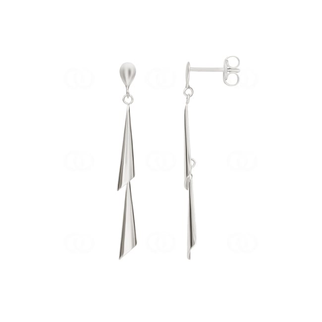 Ohrhänger 925 Silber rhodiniert 32mm - 335450