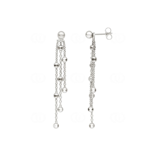 Ohrhänger 925 Silber rhodiniert 49mm - 335468