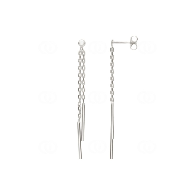 Ohrhänger 925 Silber rhodiniert 59mm - AAWH89