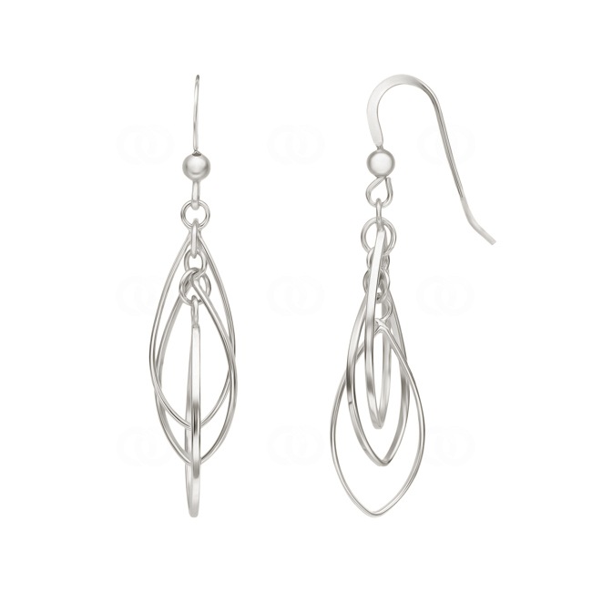 Ohrhänger 925 Silber rhodiniert Fantasie - 335075