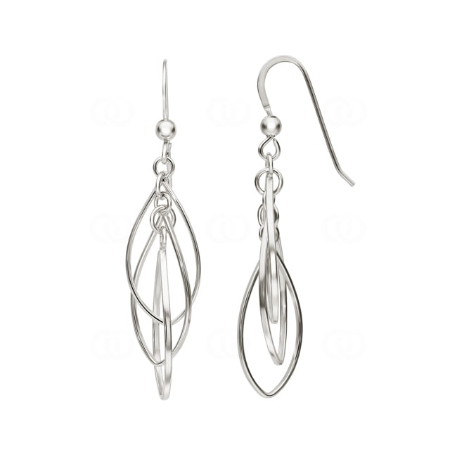 Ohrhänger 925 Silber rhodiniert Fantasie - 335076