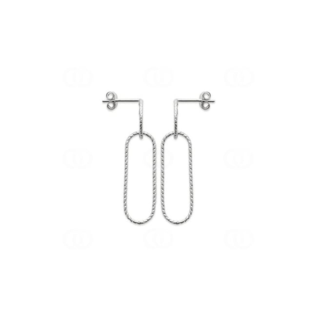 Drop Earrings 925 Silver rhodium-plated - OR-7588700-925