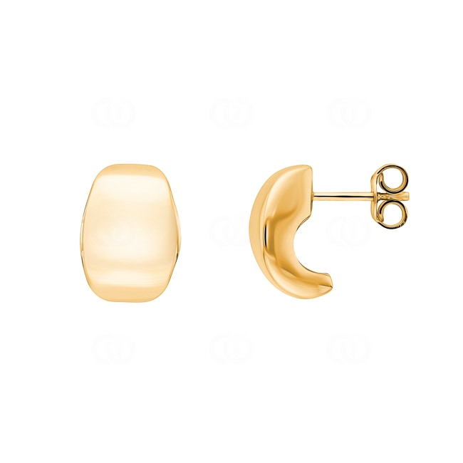Ohrringe 750/18 K Gelbgold galvanisiert - 9549