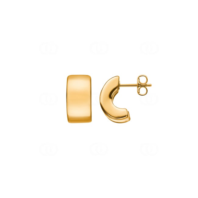 Ohrringe 750/18 K Gelbgold galvanisiert - 9554