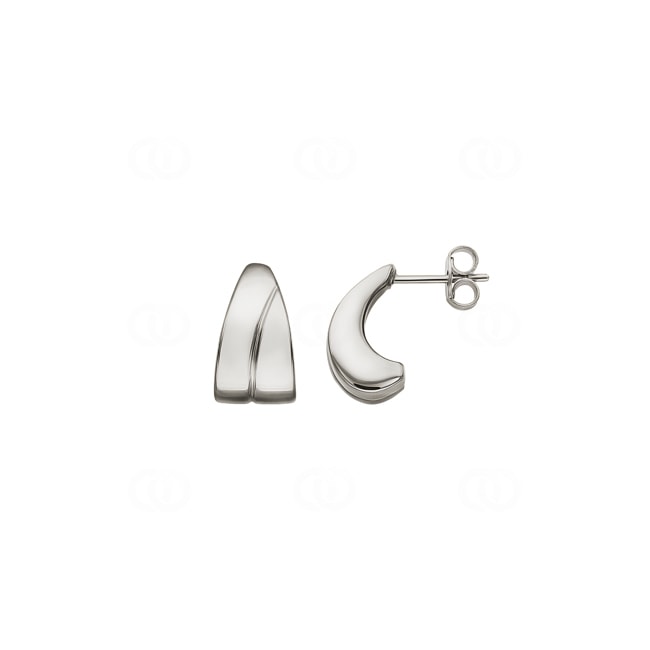 Earrings 750/18 K White Gold electroplated - 9538G