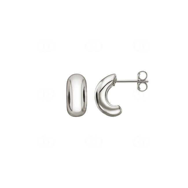 Earrings 750/18 K White Gold electroplated - 9553G