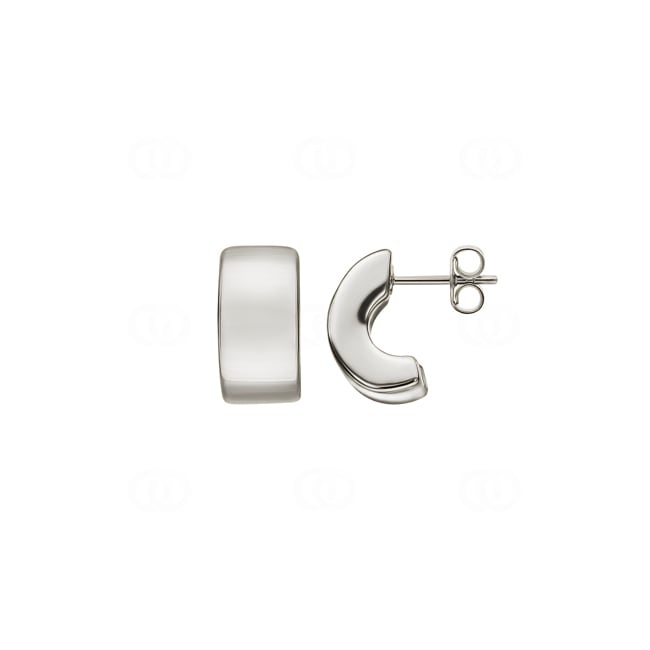 Ohrringe 750/18 K Weissgold galvanisiert - 9554G