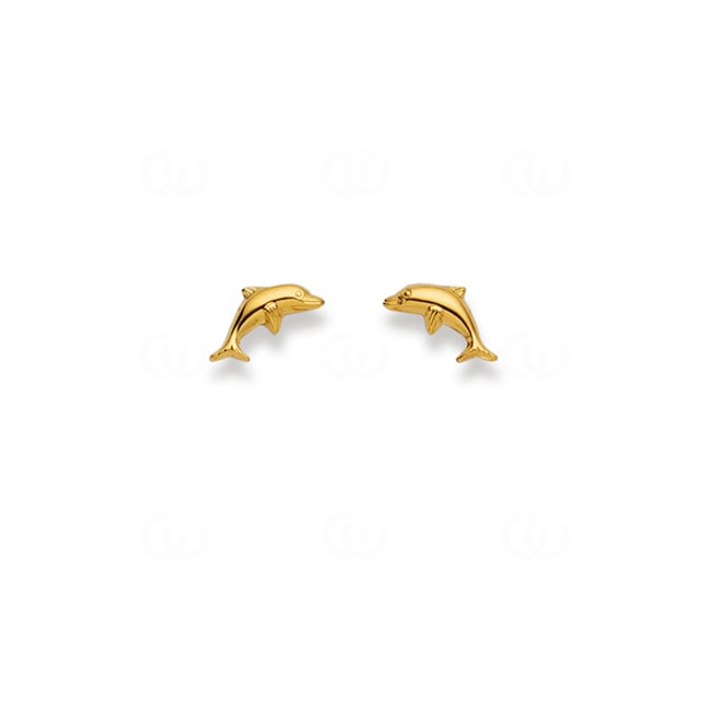 Ohrstecker 375/9 K Gelbgold, Delfin Ohrstecker 375/9 K Gelbgold, Delfin - 4163.02293/0001