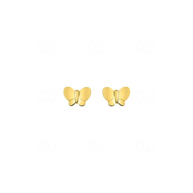 Ohrstecker 375/9 K Gelbgold Schmetterlinge - 29AL87J