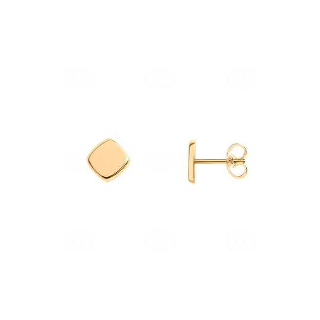 Stud Earrings 750/18 K Yellow Gold - 8338