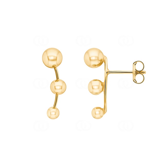Stud Earrings 750/18 K Yellow Gold - 204031.7G