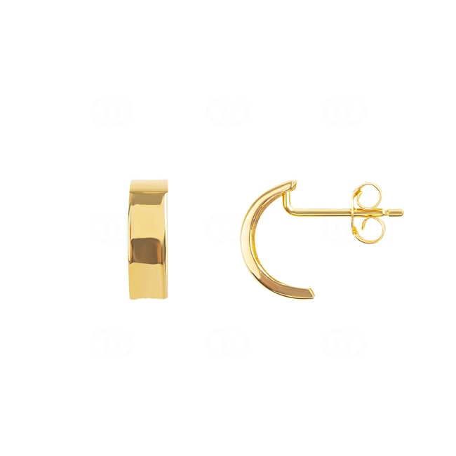 Stud Earrings 750/18 K Yellow Gold - 8559