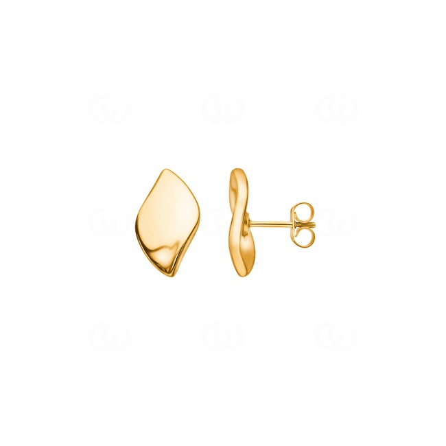 Stud Earrings 750/18 K Yellow Gold electroplated - 9570