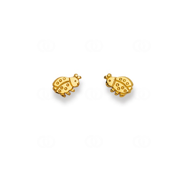 Clous d'oreilles or jaune 750/18 ct Coccinelle - 1163.02916/0002