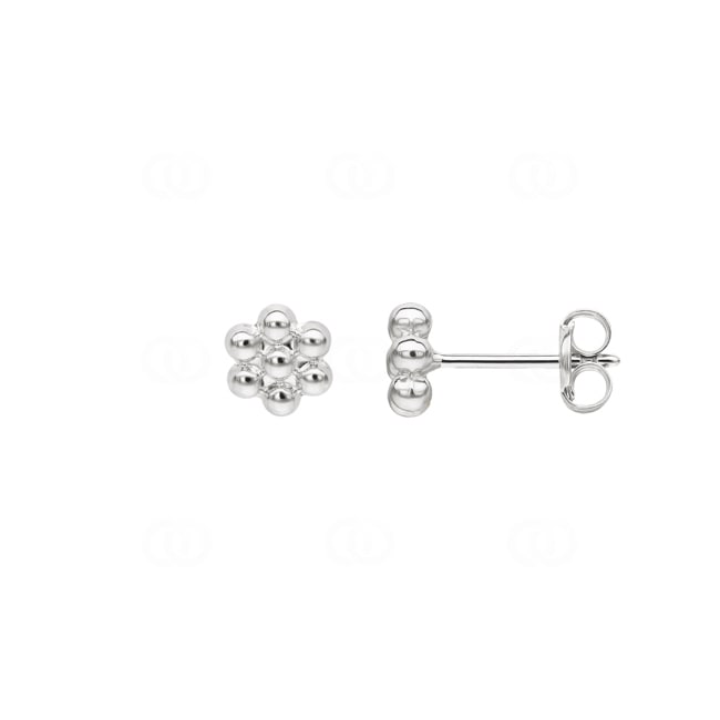 Clous d'oreilles or gris 750/18 ct - 194281.6W