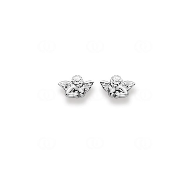 Clous d'oreilles or gris 750/18 ct Ange - 1263.03882/0001