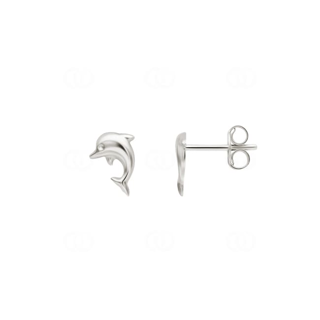 Clous d'oreilles Argent 925 rhodié, Dauphine - 335227