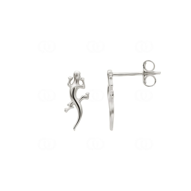 Ohrstecker 925 Silber rhodiniert Gecko - 315038