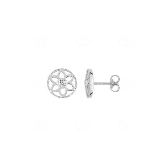 Ohrstecker 925 Silber rhodiniert mit Zirkonia - 335749.1