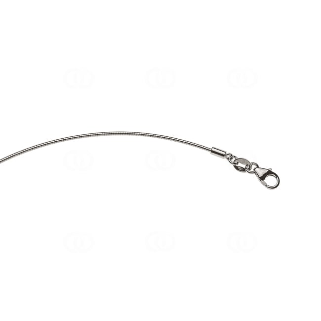Omega Chain round 750/18 K White Gold 1.0mm - COM2001