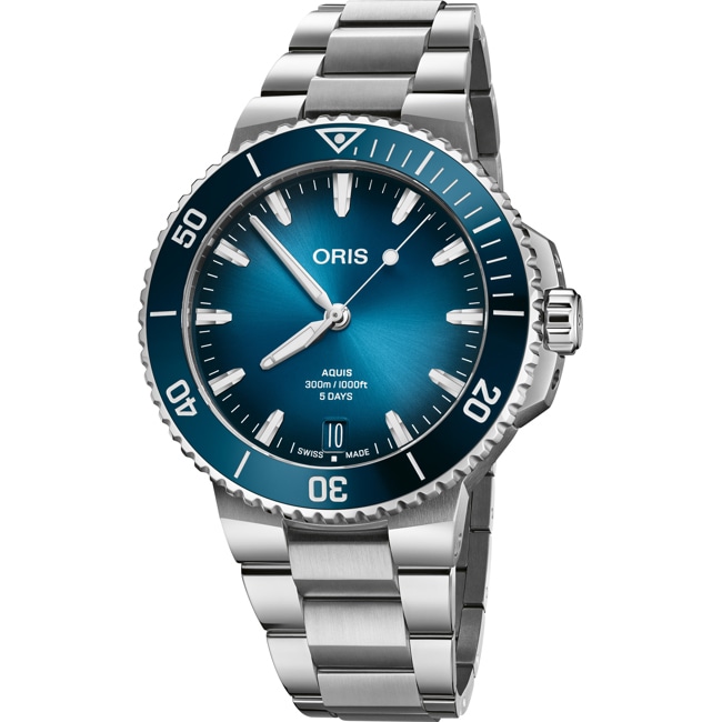Oris Aquis Date Calibre 400 Blau Ø 43.5mm Oris Aquis Date Calibre 400 Blau Ø 43.5mm - 01 400 7790 4135-07 8 23 02PEB