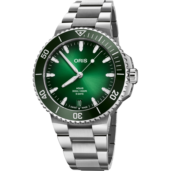 Oris Aquis Date Calibre 400 Grün Ø 43.5mm - 01 400 7790 4157-07 8 23 02PEB