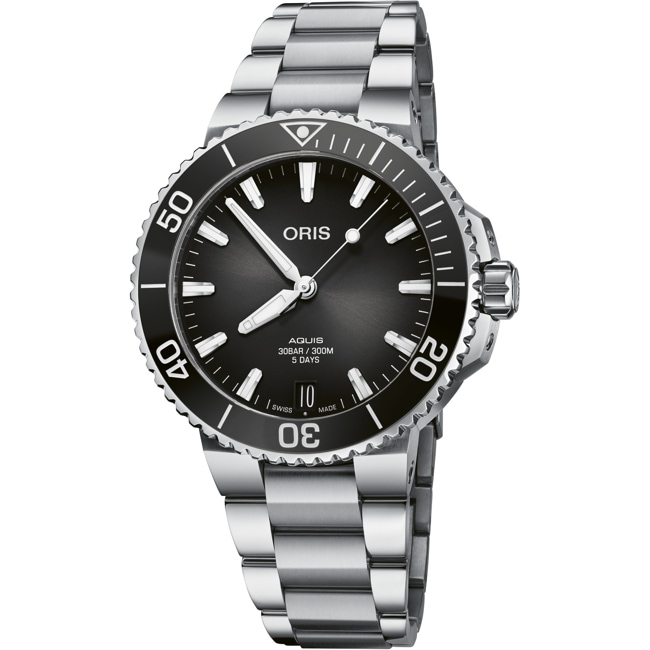 Oris Aquis Date Calibre 400 Schwarz Ø 41.5mm - 01 400 7769 4154-07 8 22 09PEB