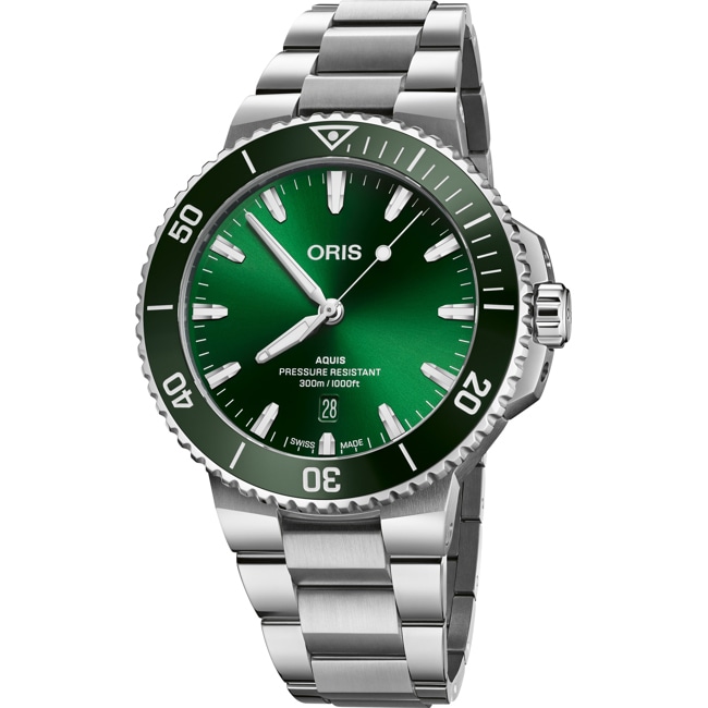 Oris Aquis Date Green Ø 43.5mm - 01 733 7789 4157-07 8 23 04PEB