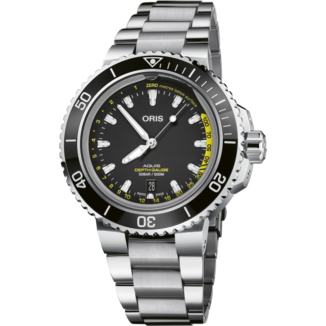 Oris Aquis Depth Gauge Stainless steel - 01 733 7755 4154-Set MB