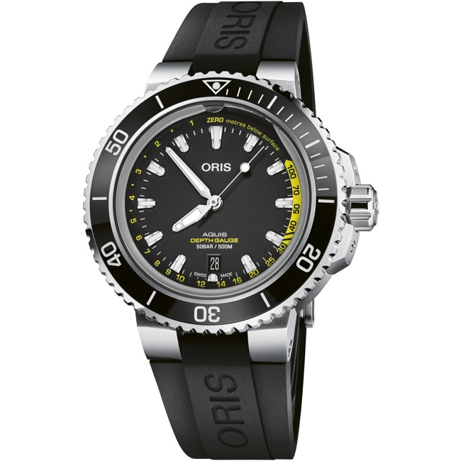 Oris Aquis Depth Gauge Kautschuk - 01 733 7755 4154-Set RS