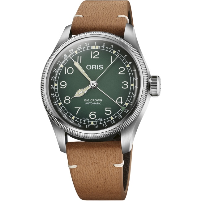 Oris Big Crown Pointer Date Cervo Volante Grün - 01 754 7779 4067-Set