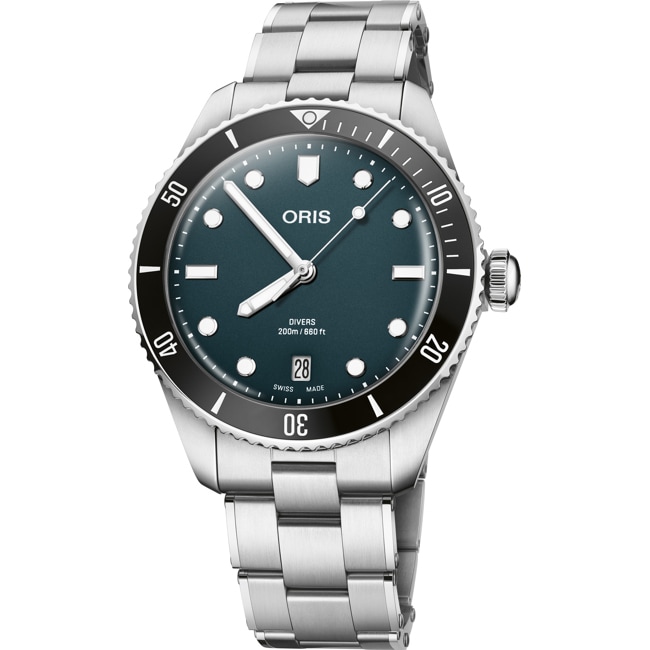 Oris Divers Date 39mm Blue - 01 733 7795 4055-Set