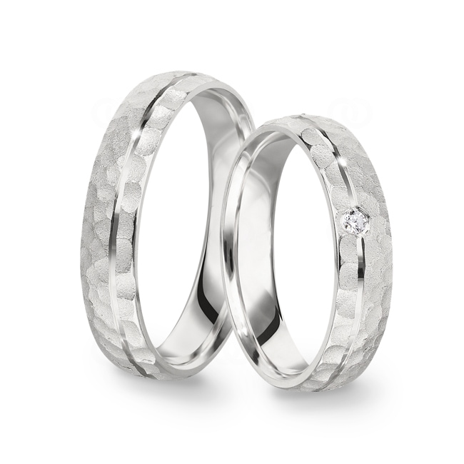 Paarringe 925 Silber Siena-Paar - CGZ0802