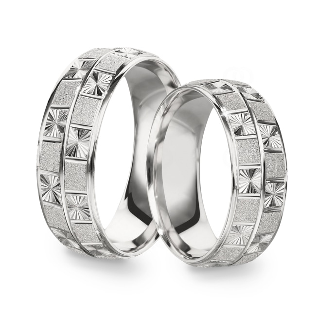 Paarringe 925 Silber Treviso-Paar - CGZ0939