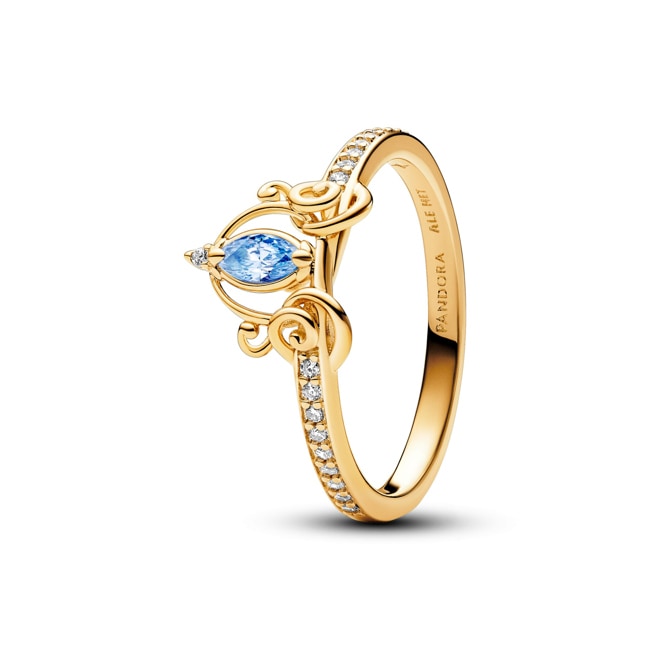 Pandora Gold Disney Cinderella's Carriage Ring - 163059C01