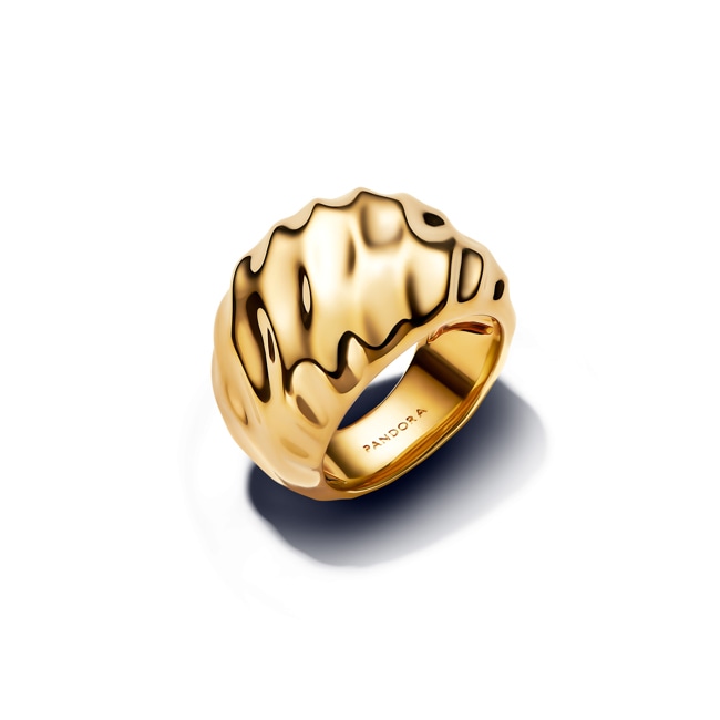 Pandora Gold Essence Bague Spectaculaire Ondulée - 163884C00