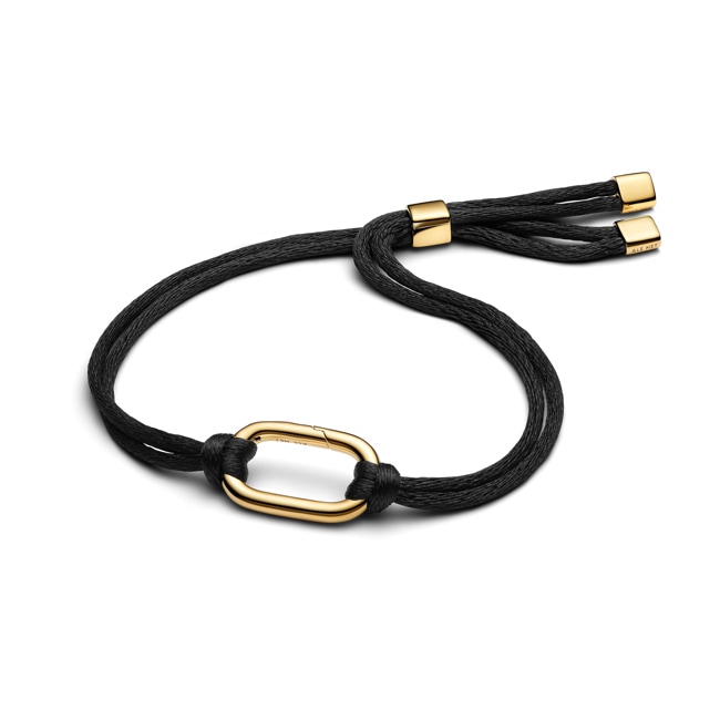 Pandora Gold ME Aufklappbares Glied Kordel Armband - 564680C01-2